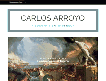 Tablet Screenshot of carlosarroyo.info